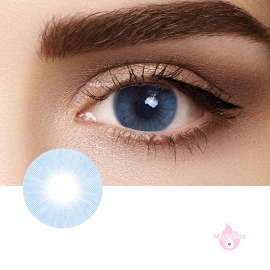 Magmoos Azul Blue Coloured Contact Lenses