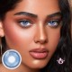 Magmoos Avatar Blue Coloured Contact Lenses Dailies