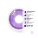 Magmoos Avatar Violet Coloured Contact Lenses Clariti