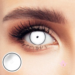 Magmoos Rick White Coloured Contact Lenses Infuse