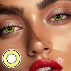 Magmoos Elements Yellow Coloured Contact Lenses Infuse