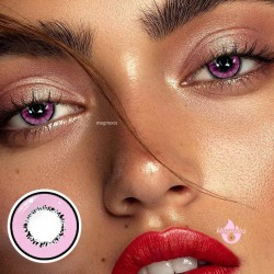 Magmoos Elements Pink Coloured Contact Lenses Dailies
