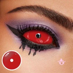 Magmoos Blind Red Full Sclera Crazy Coloured Contact Lenses Dailies