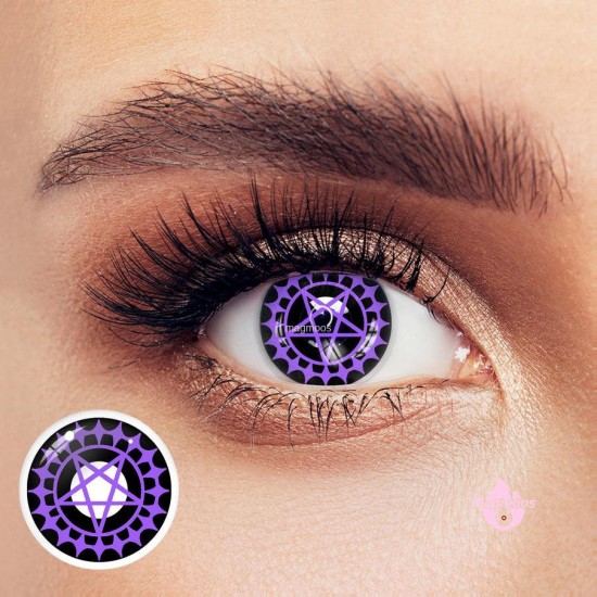 Magmoos Ciels Purple Coloured Contact Lenses Infuse