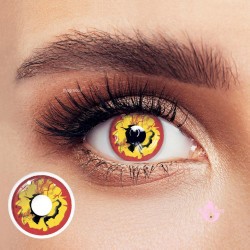 Magmoos Genie Yellow Coloured Contact Lenses Myday