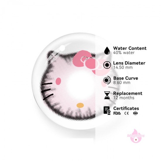 Magmoos Hello Kitty Coloured Contact Lenses Acuvue