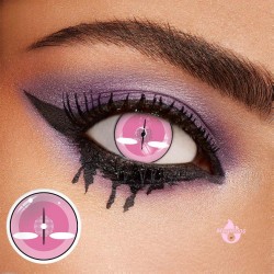 Magmoos Hibana Pink Coloured Contact Lenses Acuvue