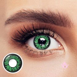 Magmoos Aqua Panthe Green Coloured Contact Lenses