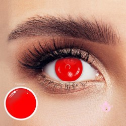 Magmoos Blind Red Coloured Contact Lenses 
