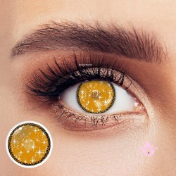 Magmoos Estrellas Orange Coloured Contact Lenses 