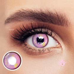 Magmoos Anime Pink Coloured Contact Lenses 