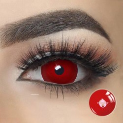 Magmoos Blood Red Mini Sclera Contacts 