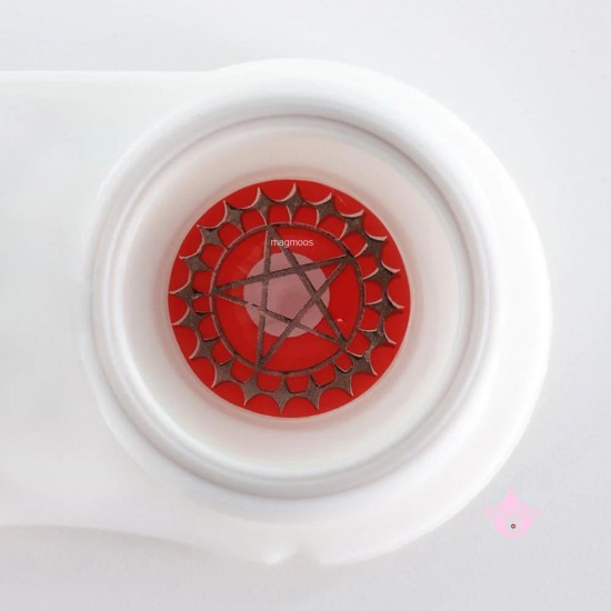 Magmoos  Red Contract Halloween Cosplay Contacts 