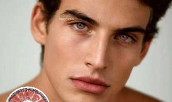 Magmoos Mens Nonno Red Colored Contacts Dailies